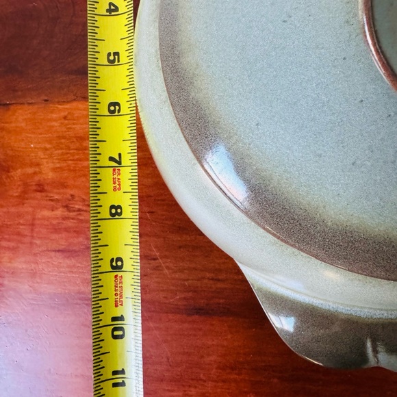 Frankoma 4w Prairie Green Casserole Bean Crock Pot With Lid - Picture 10 of 12